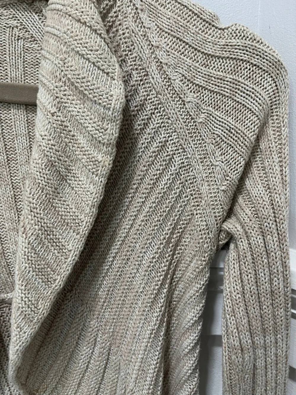 Apt. 9 Open-Front Ribbed Shawl-Collar Cardigan - Picture 3 of 4